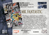 2024 Mr. Fantastic Upper Deck Marvel Masterpieces '92 Platinum #59-V VARIANT COVERS RAINBOW