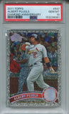2011 Albert Pujols Topps DIAMOND ANNIVERSEY PSA 10 #547 St. Louis Cardinals 8061