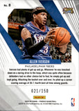 2023-24 Allen Iverson Panini Phoenix PURPLE 021/150 #8 Philadelphia 76ers HOF