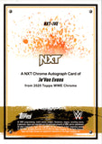 2025 Je'Von Evans Topps Chrome Sapphire Edition WWE SP AUTO AUTOGRAPH #NCT-JVE NXT