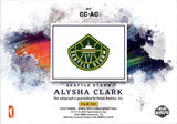 2025 Alysha Clark Panini Impeccable WNBA CANVAS CREATIONS AUTO 19/99 AUTOGRAPH #CC-AC Seattle Storm
