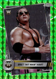 2025 Bret Hart Topps Chrome GREEN GEOMETRIC REFRACTOR 25/75 #7