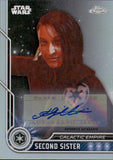 2023 Topps Chrome Star Wars Autograph Elizabeth Grullon as Second Sister #27 AUTO 1