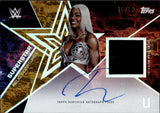 2025 Jade Cargill Topps Universe WWE SUPERSTAR SHIRT AUTO 10/50 AUTOGRAPH RELIC #SRS-JCE Friday Night Smackdown