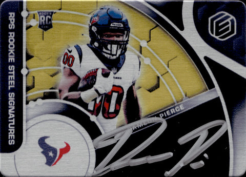 2022 Dameon Pierce Panini Elements RPS ROOKIE STEEL SIGNATURES AUTO 46/79 AUTOGRAPH RC #158 Houston Texans