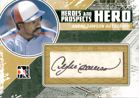 2011 Andre Dawson In The Game Heroes and Prospects GREEN HERO AUTO AUTOGRAPH #HA-AD Montreal Expos HOF