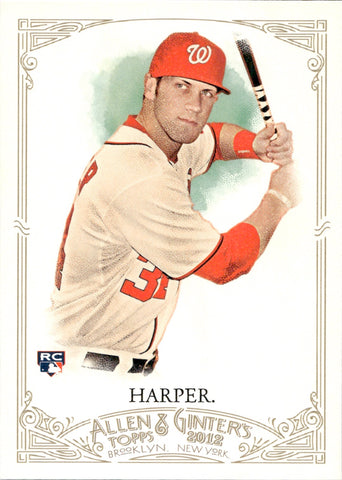 2012 Bryce Harper Topps Allen & Ginter ROOKIE RC #12 Washington Nationals