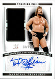 2024 "Million Dollar Man" Ted DiBiase Panini National Treasures WWE CLUTCH FACTOR SHIRT AUTO 20/75 AUTOGRAPH RELIC #CF-MDM WWE HOF