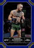 2024 Conor McGregor Topps Chrome BLUE REFRACTOR 022/150 #49 Lightweight