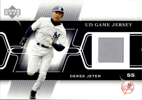 2005 Derek Jeter Upper Deck UD GAME JERSEY RELIC #GJ-DJ New York Yankees HOF