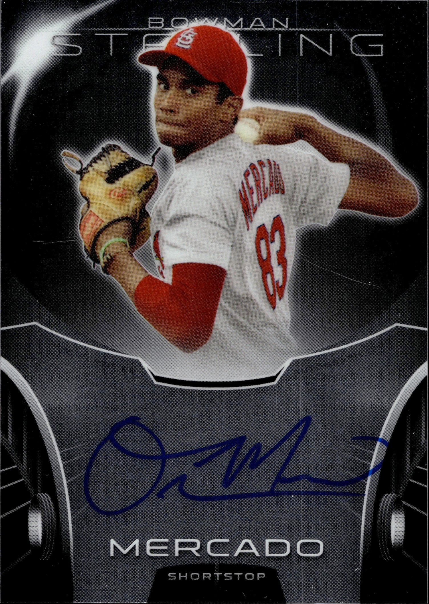 Jeremy Pena Signed 2020 Bowman Chrome Prospects #BCP61 (PSA)