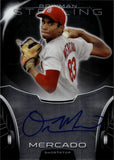 2013 Oscar Mercado Bowman Sterling AUTO AUTOGRAPH #BSAP-OM St. Louis Cardinals