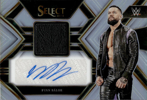 2023 Finn Balor Panini Select WWE HOLO SILVER JACKET AUTO 69/99 AUTOGRAPH RELIC #AM-FBL Monday Night Raw