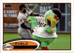 2012 Pablo Sandoval Topps Update SP PHOTO VARIATION #185 San Francisco Giants