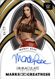 2022 Mandy Rose Panini Immaculate WWE MARKS OF GREATNESS AUTO 02/49 AUTOGRAPH #MG-MRS NXT 2.0