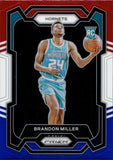 2023-24 Brandon Miller Panini Prizm RED WHITE BLUE ROOKIE RC #152 Charlotte Hornets