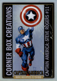2024 Captain America Upper Deck Marvel Masterpieces '92 Platinum #CB-2 CORNER BOX CREATIONS RAINBOW