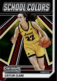 2024 Caitlin Clark Panini Collection CONTENDERS SCHOOL COLORS ROOKIE RC #SC3 Indiana Fever
