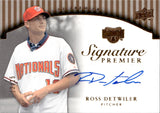2008 Ross Detwiler Upper Deck Premier SIGNATURE PREMIER AUTOGRAPH AUTO 13/15 #SP-RD Washington Nationals