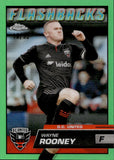 2023 Wayne Rooney Topps Chrome MLS #81 FLASHBACKS 10/99 GREEN D.C. UNITED