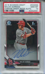 2018 Nolan Gorman Bowman Chrome Draft 1ST BOWMAN AUTO AUTOGRAPH PSA 10 #CDA-NG St. Louis Cardinals 2591