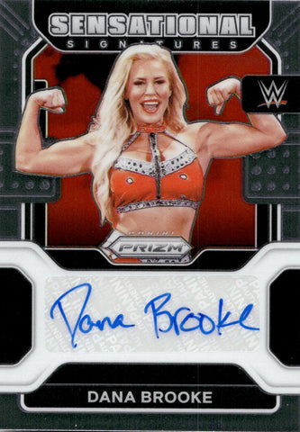 2022 Dana Brooke Panini Prizm WWE SENSATIONAL SIGNATURES AUTO AUTOGRAPH #SN-DBK Monday Night Raw