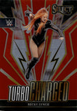 2024 Becky Lynch Panini Select WWE TURBO CHARGED RED 68/99 #1 Monday Night Raw