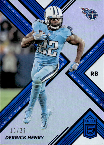 2017 Derrick Henry Panini Donruss Elite STATUS 10/22 #97 Tennessee Titans