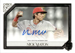 2021 Nick Maton Topps Gallery ROOKIE AUTO AUTOGRAPH RC #RA-NMA Philadelphia Phillies