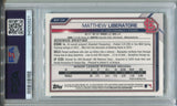 2021 Matthew Liberatore Bowman Chrome Mega Box PSA 10 #243 St. Louis Cardinals 0921