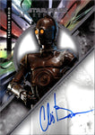 2023 Chris Bartlett as Teacher Droid Topps Star Wars Masterwork AUTO AUTOGRAPH #MWA-CB 1