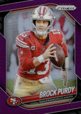 2025 Brock Purdy Panini Prizm PURPLE PRIZM 117/125 #255 San Francisco 49ers