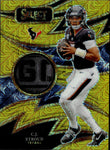 2024 C.J. Stroud Panini Select GOLD SPARKS MOJO LAUNDRY TAG PATCH 02/10 RELIC #S-CSD Houston Texans