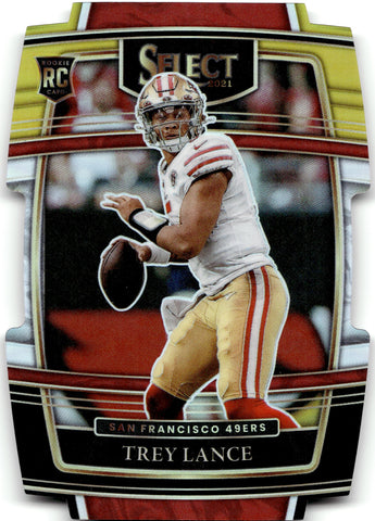 2022 Nick Bosa Select Football Black & Red Prizm Die-Cut Club