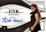 2023 Beth Phoenix Panini Immaculate WWE IMMACULATE INK AUTO 38/49 AUTOGRAPH #IK-BPX WWE HOF