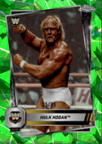 2025 Hulk Hogan Topps Chrome Sapphire Edition GREEN REFRACTOR 25/75 #12 WWE HOF