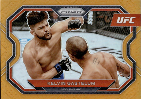 2021 Kelvin Gastelum Panini Prizm UFC ORANGE 40/99 #161 Middleweight