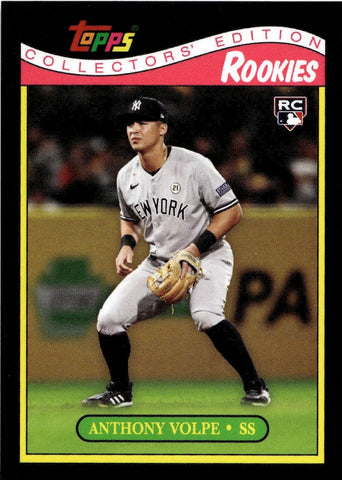 2023 Anthony Volpe Topps Throwback Thursday 1987 TOYS R US DESIGN ROOKIE RC #154 New York Yankees 4