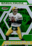 2006 Brett Favre Topps Finest MOMENTS GREEN REFRACTOR 006/199 #BF17 Green Bay Packers HOF