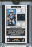 2024 Jonathon Brooks Panini One ROOKIE ORIGINALS RC #OO-JBS Carolina Panthers 1