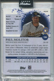 2022 Paul Molitor Topps Pristine BLUE PULSAR REFRACTOR #194 Milwukee Brewers HOF