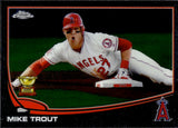 2013 Mike Trout Topps Chrome SLIDING #1 Anaheim Angels 2