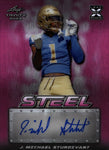 2023 J. Michael Sturdivant Leaf Trinity STEEL PINK ROOKIE AUTO 04/25 AUTOGRAPH #SA-JMS Florida Gators