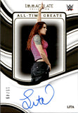 2023 Lita Panini Immaculate Collection ALL-TIME GREATS AUTO 15/49 AUTOGRAPH #AT-LTA WWE HOF