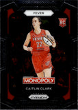 2024 Caitlin Clark Panini Prizm Monopoly PRIZM ROOKIE RC #65 Indiana Fever 1