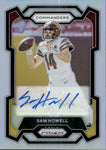 2023 Sam Howell Panini Prizm AUTO AUTOGRAPH #300 Washington Commanders