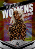 2025 Jade Cargill Topps Chrome WWE GOLD REFRACTOR WOMEN'S DIVISION 04/50 #WD-JAD Friday Night Smackdown