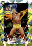 2026 Hulk Hogan Topps Chrome WWE Sapphire Edition YELLOW REFRACTOR 60/75 #25 WWE HOF