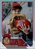 2023 Shohei Ohtani Topps Chrome VARIATION REFRACTOR SP #17 Anaheim Angels