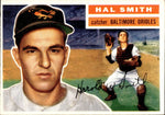 1956 Hal Smith Topps #62 Baltimore Orioles BV $20